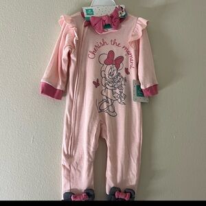 Pink Kids One Piece with Character Design